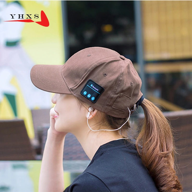 

2017 Fashion Beanie Hat Wireless Bluetooth Earphone Smart Phone Headset Speaker Mic Outdoor Sport Stereo Music Baseball Hat Cap
