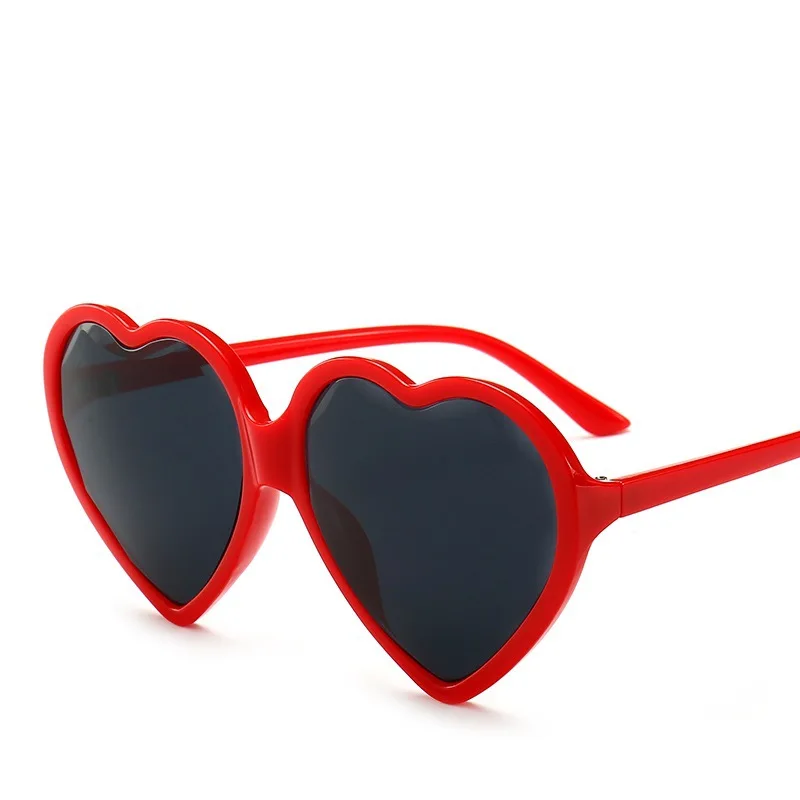 Высокое качество, модные женские солнцезащитные очки в форме сердца, брендовые дизайнерские трендовые, негабаритная оправа, сексуальные милые Солнцезащитные очки, UV400 - Цвет линз: 5527-3