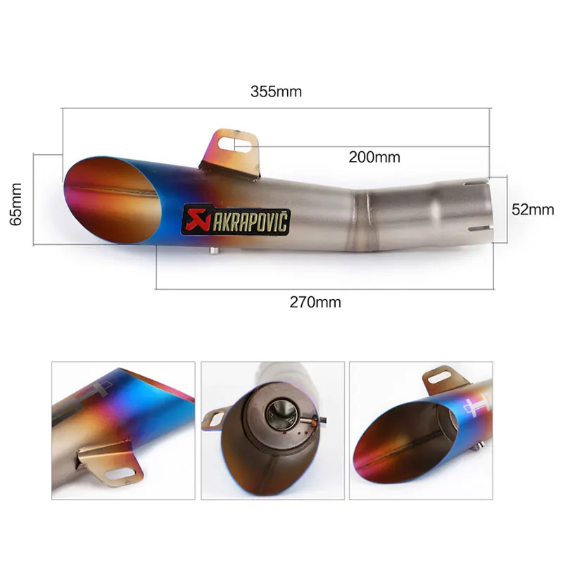 Universel Akrapovic Escapamento Para Escape Moto DB Killer мотоцикл глушитель выхлопной трубы GP скутер для