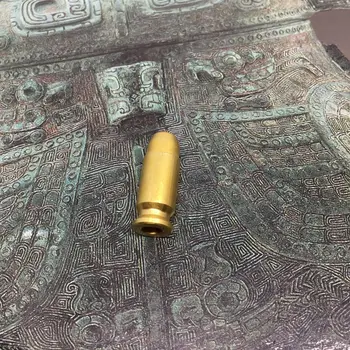

Solid Bullet Shaped Brass Parachute Cord Knife Bead Key Chain String End Bead