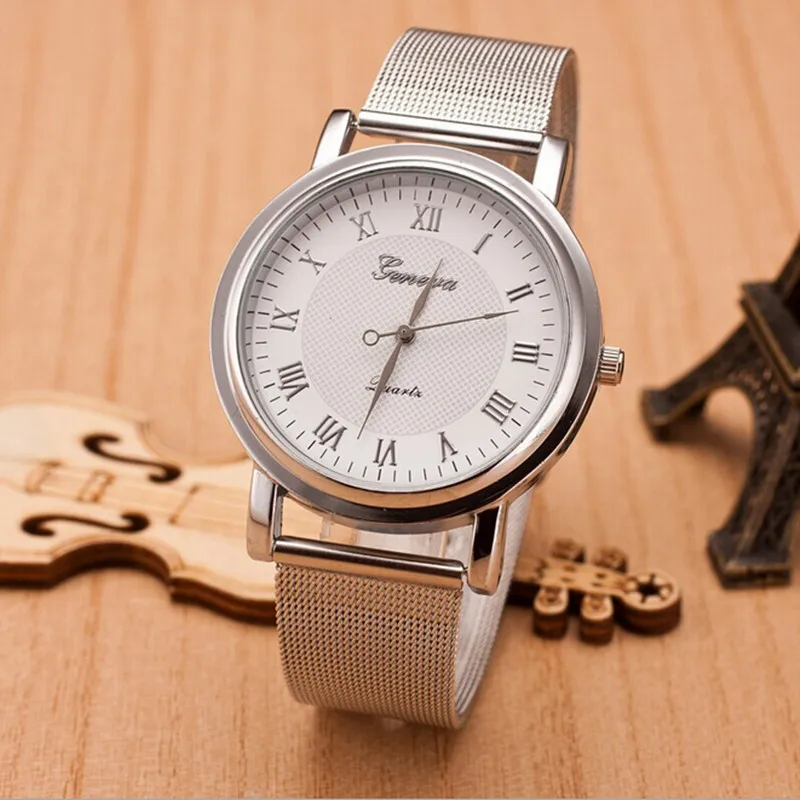 

Top Brand Luxury Women's Dress watches Full Mesh Steel Watch Bracelet Quartz Ladies Wristwatches Women relojes mujer 2017