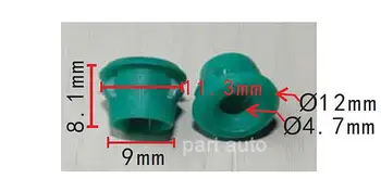 

100x OEM for BMW SIDE SILL SKIRT MOULDING GROMMET CLIPS ROCKER PANEL TRIM E30 E32 E36 E46 51711932996