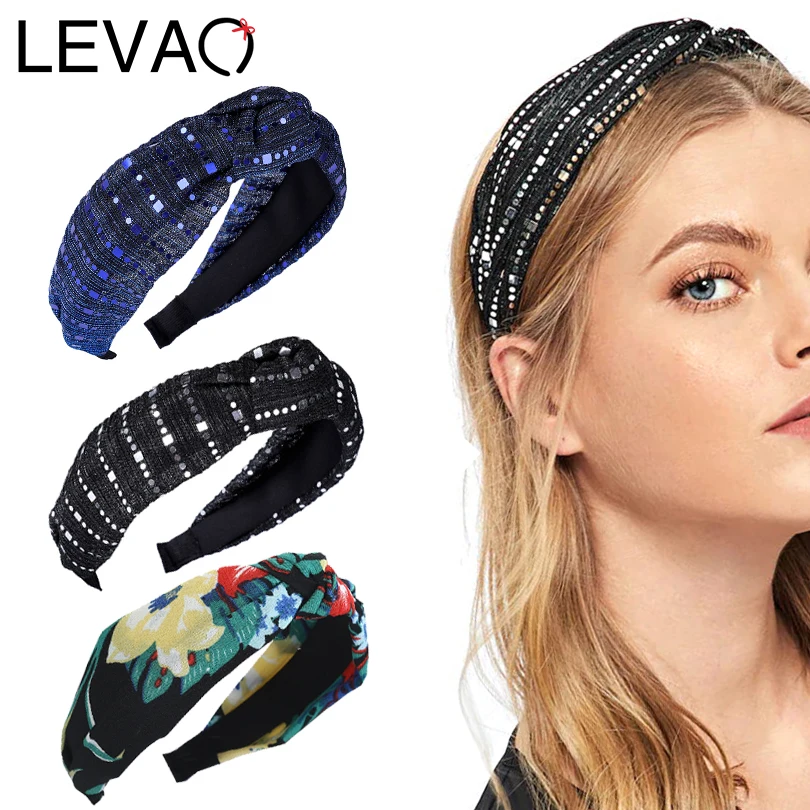 Bohemia Korean Style Print Women Hairbands Pattern Headbands Knit Soft Floral Head Wrap Hair Accessories