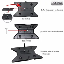 PS4 Pro/PS4 Slim вертикальная подставка 2in1 с двойной контроллер держатель станция и Dual Micro Зарядка через USB кабель для PS4 тонкий pro