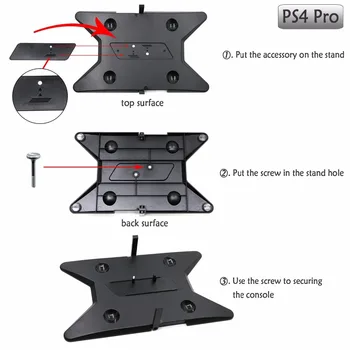 

PS4 Pro / PS4 Slim Vertical Stand 2in1 with Dual Controller Holder Station and Dual Micro USB Charging Cable for PS4 Slim Pro