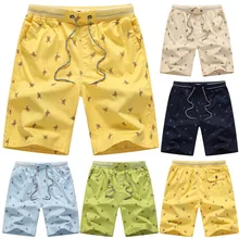 Мужские летние модные повседневные свободные повседневные шорты с завязкой 4XL поддержка оптом и Прямая поставка