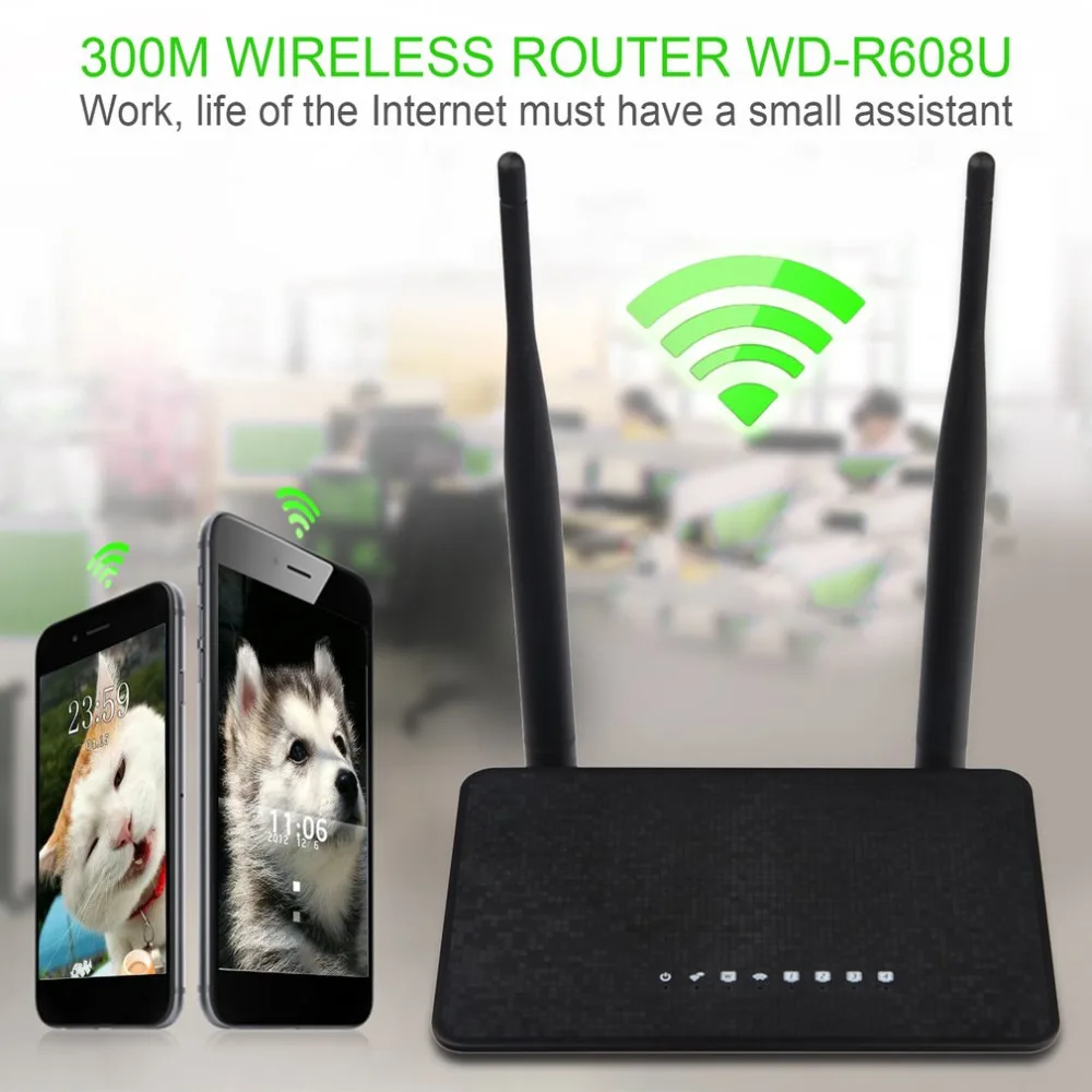 300 Мбит/с Беспроводной Wi-Fi роутера 1WAN+ 4LAN Порты 802.11b/g/n MT7628KN Чипсет 2,4 ГГц Wi-Fi ретранслятор с фиксированная антенна