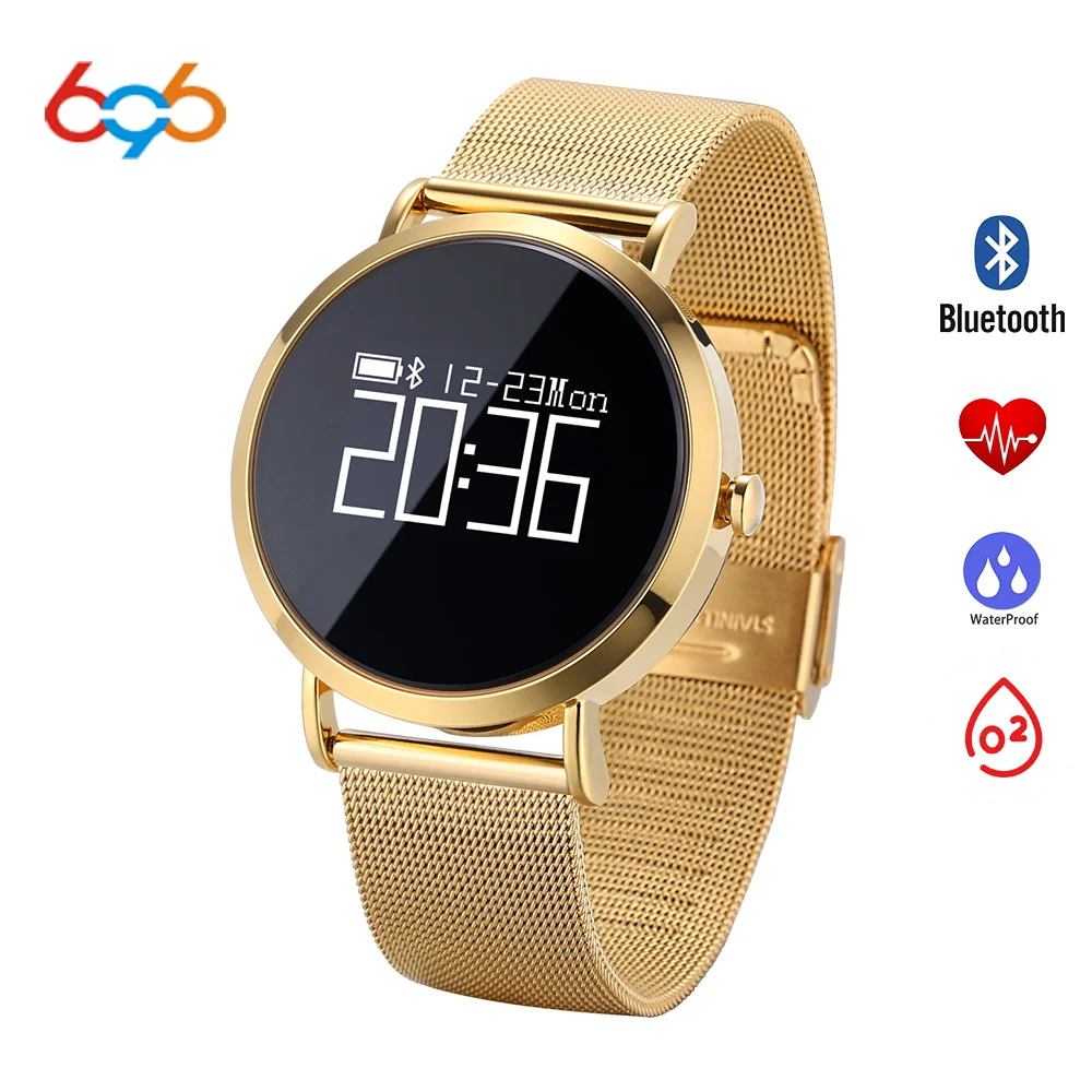696 CV08 IP67 водонепроницаемый smart watch с сердечный ритм/измерять кровяное давление/0 95