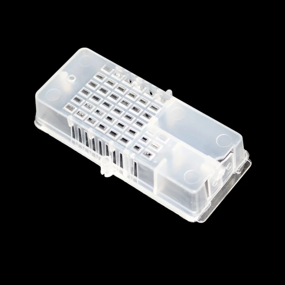 

5 Pcs Beekeeping Tools Push-pull Bee Cage Transparent Color Plastic King Cage Queen Rearing Prisoner King Cage Escape Box