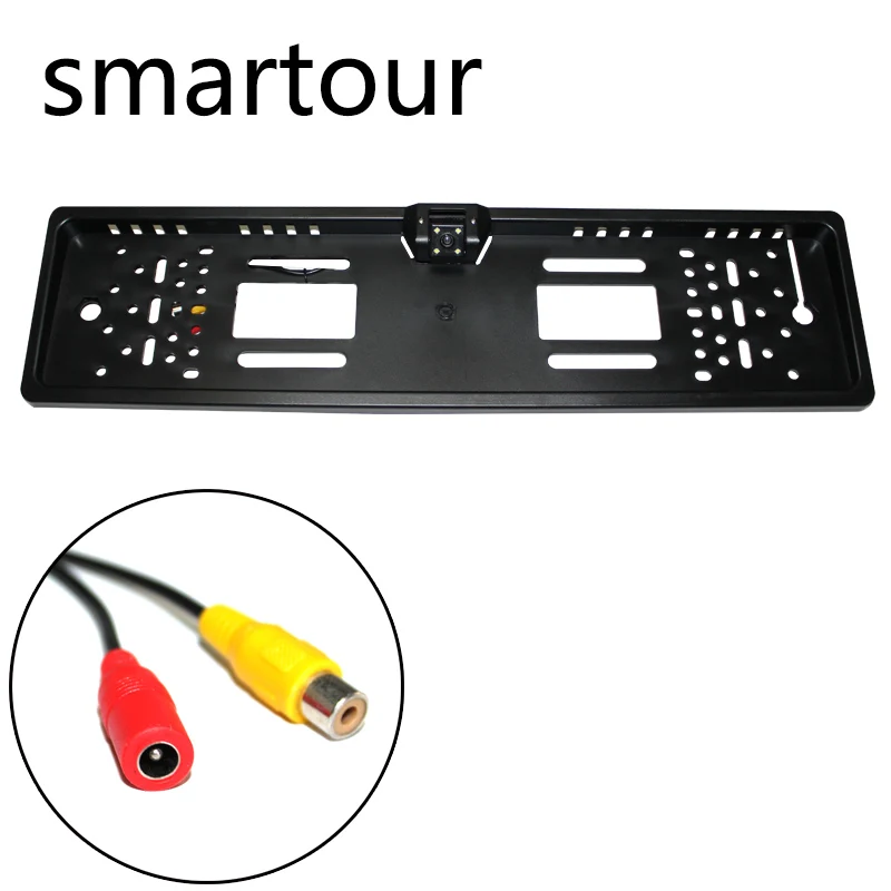 

Smartour 170 European Car License Plate Frame Auto Reverse Rear View Backup Camera Universal Euro License Plate Framer
