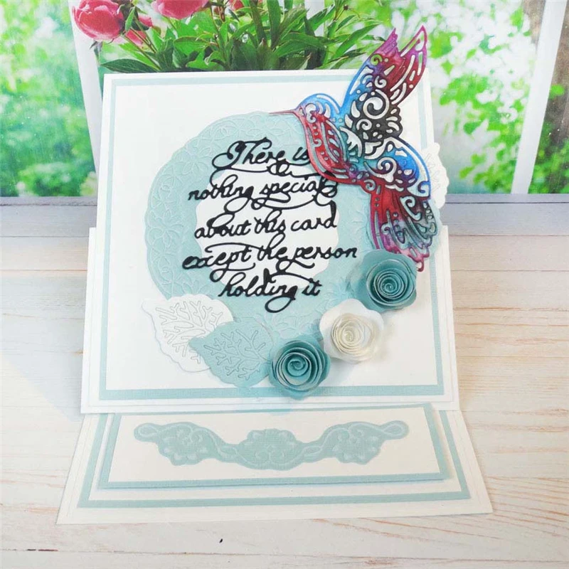 

Naifumodo Humming Bird Metal Cutting Dies for Scrapbooking New 2019 Die Cuts Card Making Album Embossing Crafts Dies