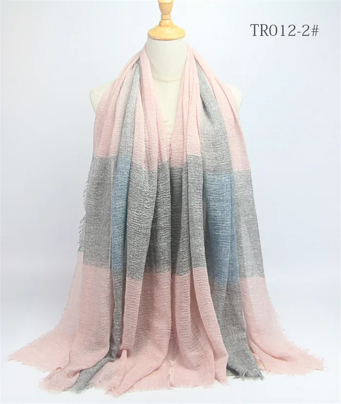 Британский стиль, клетчатый мужской шарф, зима, Модный классический для мужчин и женщин, имитация кашемира, шарфы, хиджаб с бахромой, шарф - Цвет: pink