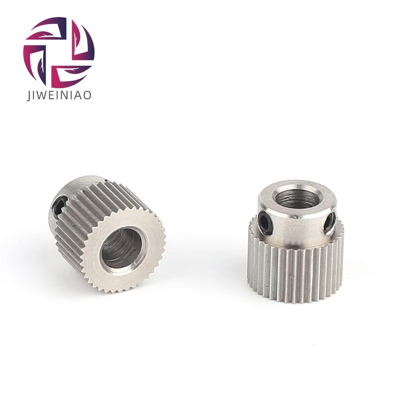 5pcs/lot MK7 MK8 Gear 36tooth Bore 5mm Extruder Feeder Driver Pulley 3D Printers Parts Stainless Steel Teeth Wheels Tooth Part | Компьютеры