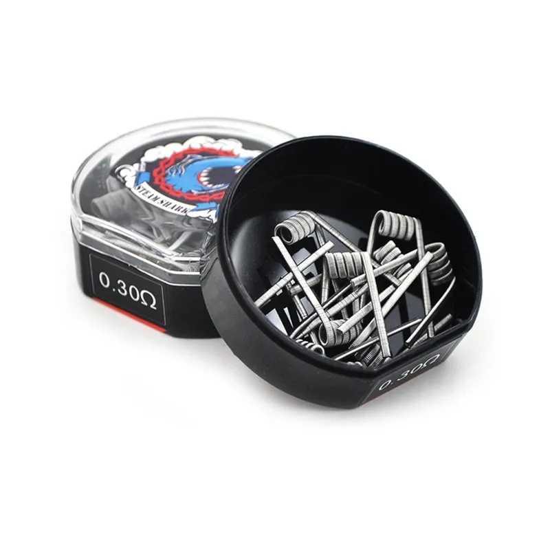 

10pcs / box SteamShark Panzer Original V2 Coil 0.3ohm Electronic Cigarette Accessory For Electronic Cigarette RDA RDTA Vaporizer