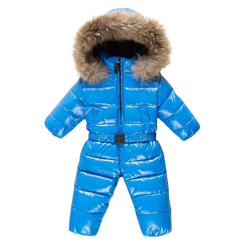 

Baby Boys Rompers Winter infant Costume Warm Snowsuit Infant Jumpsuit Children Girls walking dress Baby Wear Down Jacket