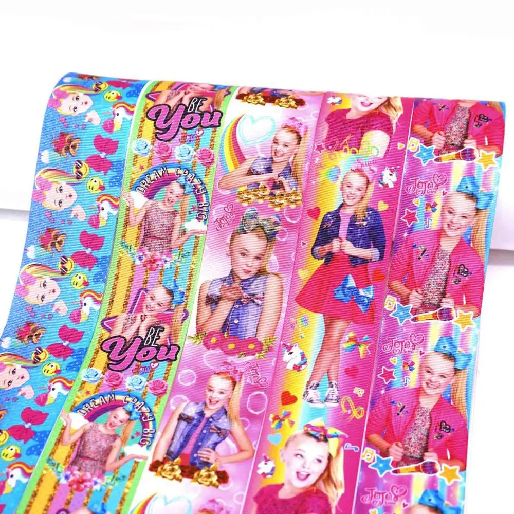 

Free shipping 50 yard per size cartoon ribbon printed grosgrain ribbon 30737