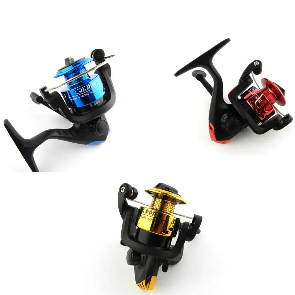 

2018 New OEM Fishing Reels 3 Colours JL200 3BB Fishing Spinning Reels Ratio 5.1:1 Aluminium Body 150g HJ127 Free Shipping