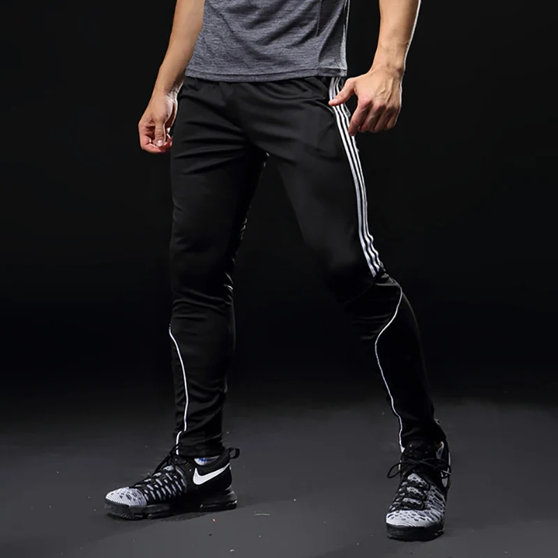 KAWU Jogging Pants Men Running Pants With Zipper Pocket