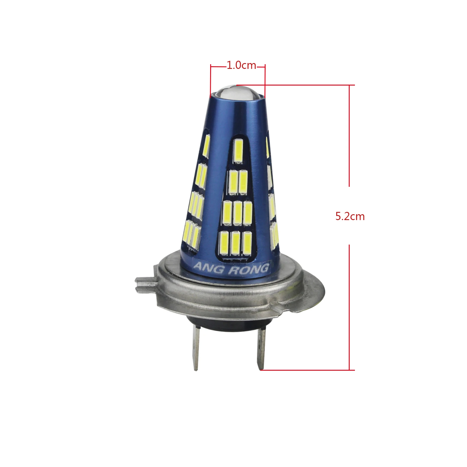 ANGRONG 2x6000 K белый высокой мощности H7 светодиодный 499 45 Вт 48 SMD светодиодный головной светильник главный ведущий светильник противотуманная фара 9-30 в DC