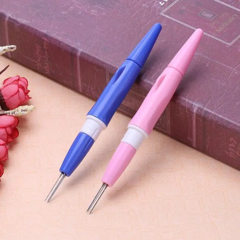

Multi-Use Plastic Handle Embroidery Punch Needle Pen for Felting Wool DIY Felting Craft Tool Handle Holder Punch Needles
