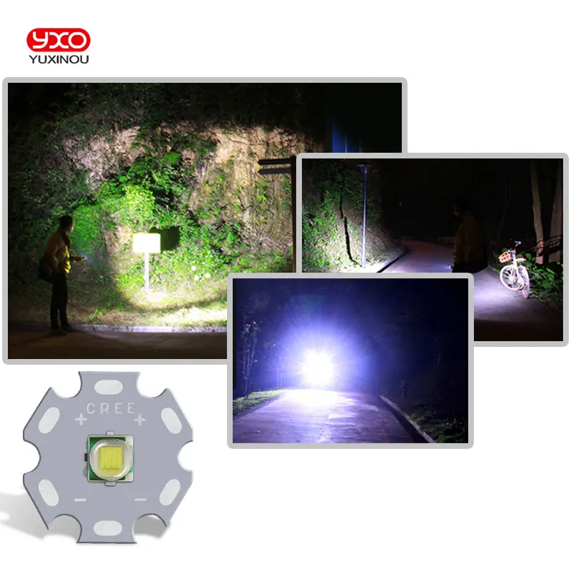 1 шт. CREE XML XM L T6 LED U2 10 Вт белый светодиодный эмиттер высокой мощности с печатной