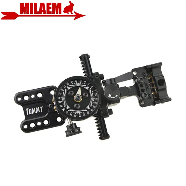  US $168.23 Archery Compound Sight 5Pin Sight Wrapped Micro Adjustable Pointer Lens Compound 