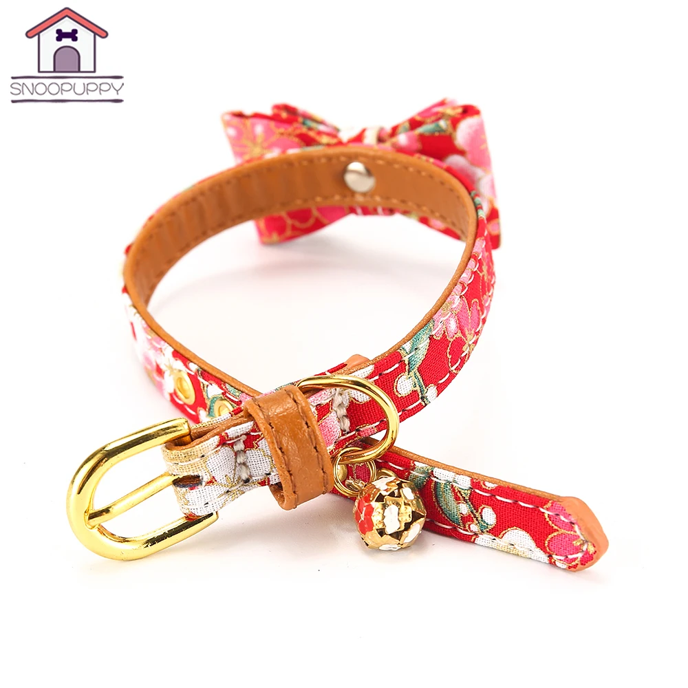 Cat Collar Pet Dog Puppy PU Leather Collars Basic Adjustable For Chihuahua Metal Buckle Accessories PQ001 | Дом и сад
