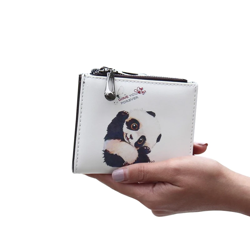 

Leather Wallet Women Small Fox Wallet Female Purse Coin Purse Top Quality Girls Money Bag Card Holders Mini Wallets Carteras