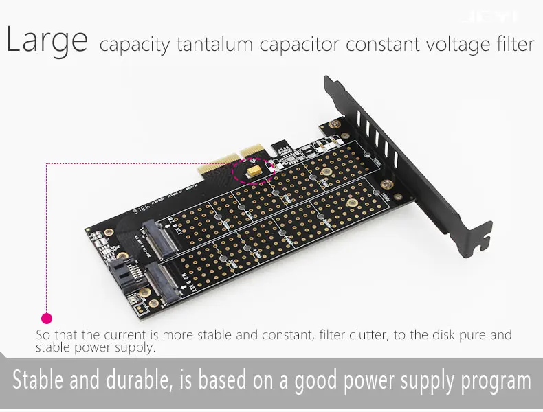 M.2 NVMe SSD NGFF к PCIE X4 адаптер M ключ B ключ двойной интерфейс карты все размеры m2 карты адаптер Поддержка PCI Express x4 2230-22110