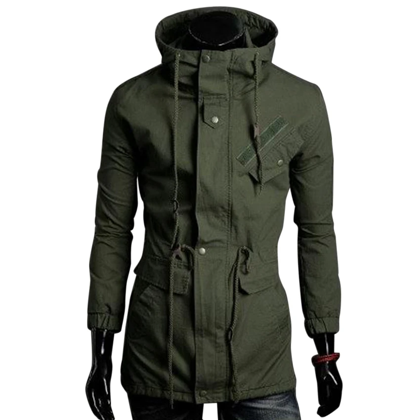 PAUL JONES Mens Hooded Cardigan Sweater Full Zip Sweatshirt