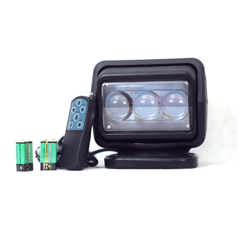 

7 Inch 60W 360 Degree Wireless Remote Control Led work Spotlight Marine led Search Light 12v 24v For Truck Off-road 4x4 Boat