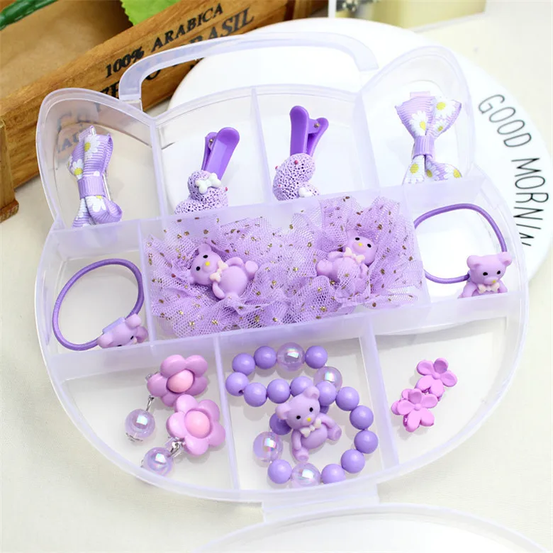 Fashion Children Headwear Elegant Princess Hello Kitty Hair Clips Gum