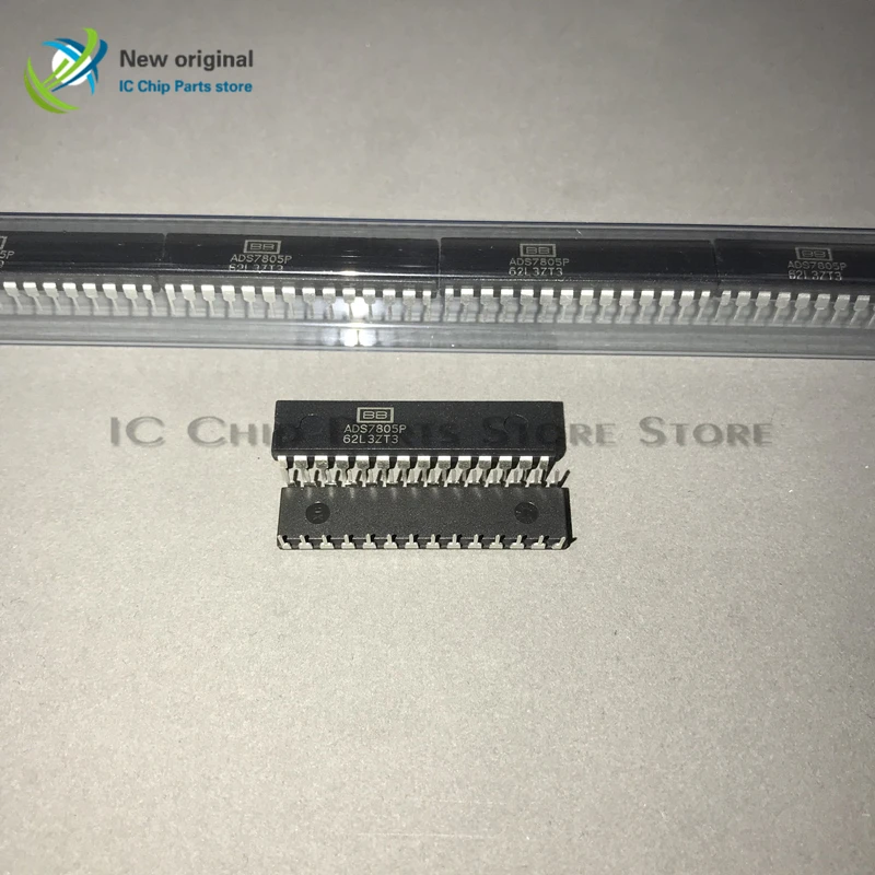 5/PCS ADS7805P ADS7805 DIP28 Integrated IC Chip New original 5 pcs ad7417arz ad7417a ad7417 sop16 integrated ic chip new original