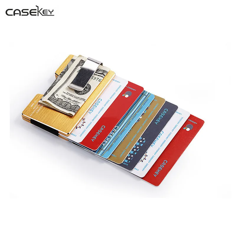 CaseKey Новый Алюминий кредитной держатель для карт Организатор Дело RFID кошелек