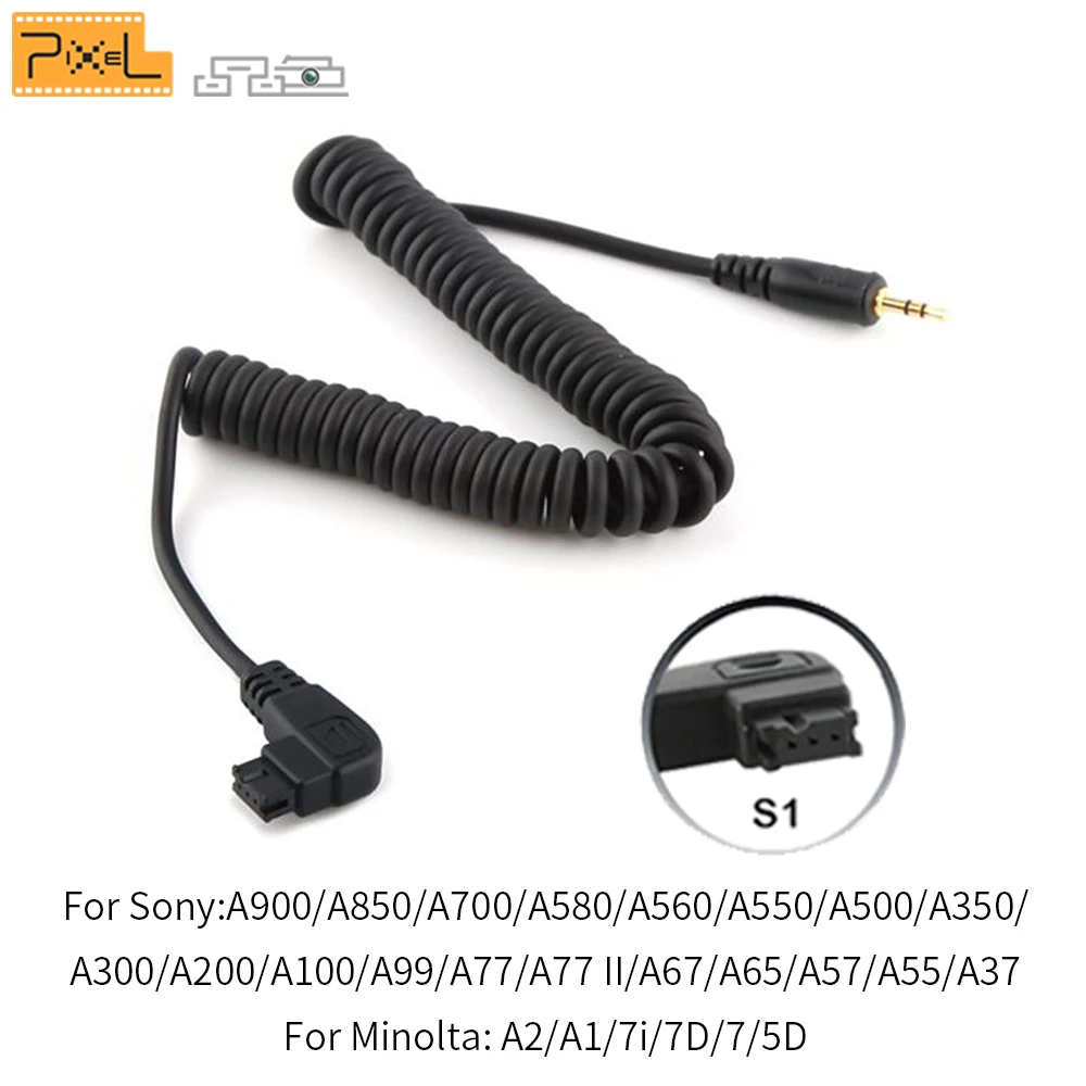 

Wireless Remote Control Shutter Release Cable PIXEL CL-S1 For Sony A900 A850 A700 A560 A550 TC-252 TW-282 RW-221 T8 T3 TW-283