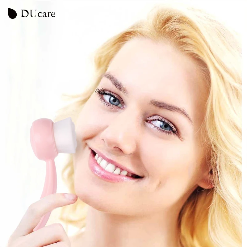 DUcare 1 قطعة لينة الشعر الخشن فرشاة فرشاة للعناية بالوجه اليومية العناية بالوجه تنظيف غسل فرش الجمال الضروري الوجه أدوات نظيفة