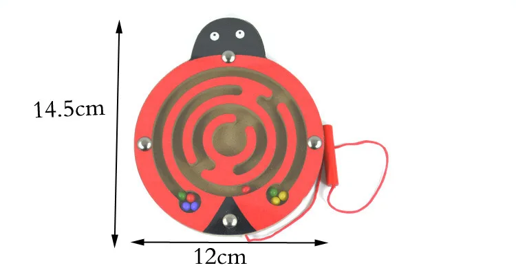 Новинка 1 шт. Деревянные Головоломки Магнитные Игрушки-лабиринты детские деревянные животные раннего обучения игрушки интеллектуальная игра для детей подарок
