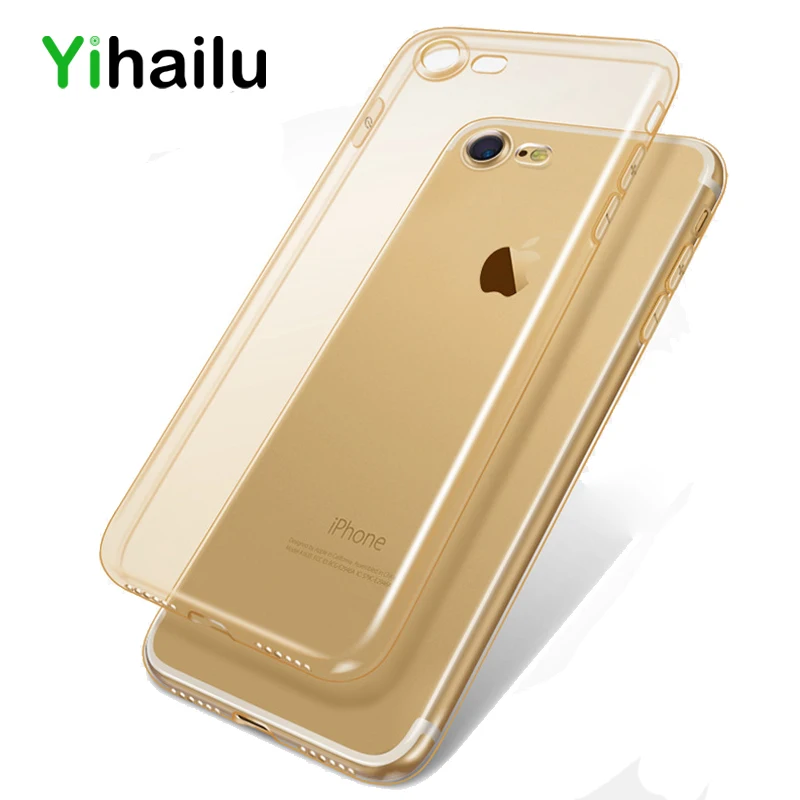 

Transparent Protect Camera Phone Cases for iPhone 8 8Plus (2017) TPU Case for iPhone 7 7 Plus (2016) HD Crystal Clear Back Cover