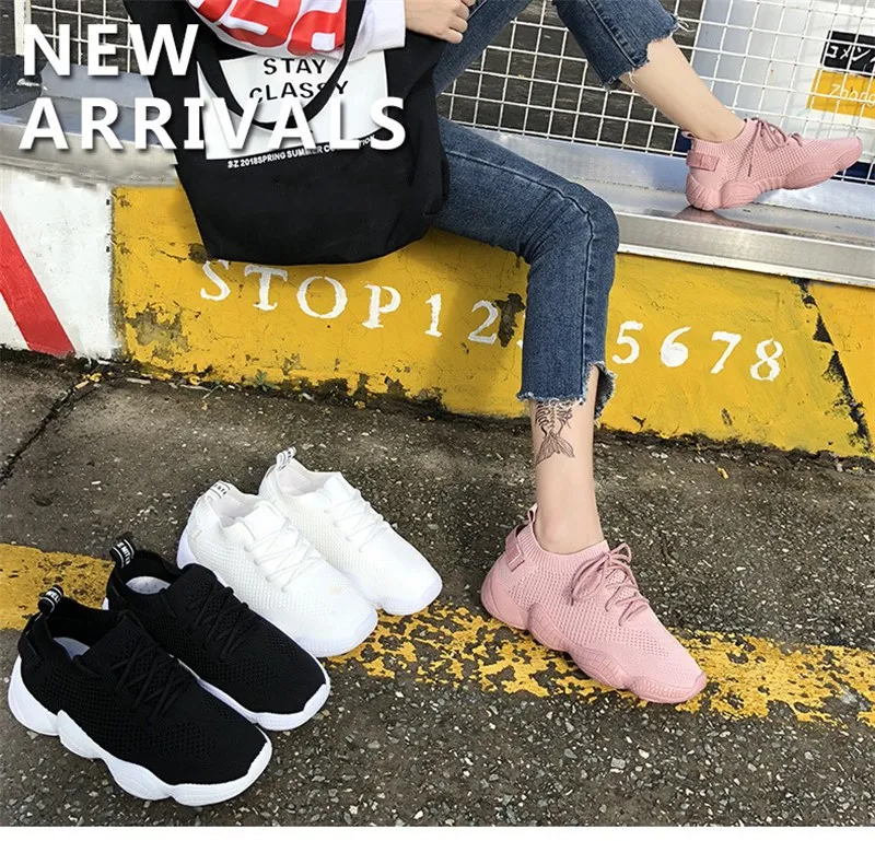 احذية الجري للبيع أعلى الأزياء المطاط منخفضة إيفا Feminino Esportivo Zapatillas ديبورتي موهير 2018 أحدث النساء أحذية رياضية