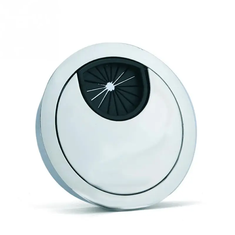 

Zinc Alloy Computer Desk Grommet Table Cable Outlet Port Surface Wire Hole Cover Line Box Furniture Hardware