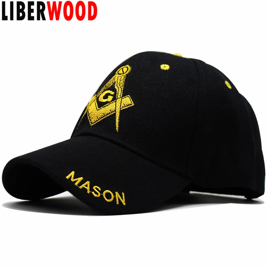 Масон вышитая Регулируемая шляпа mason masonic бейсболка MASONRY GRAND House квадратный компасы шапка