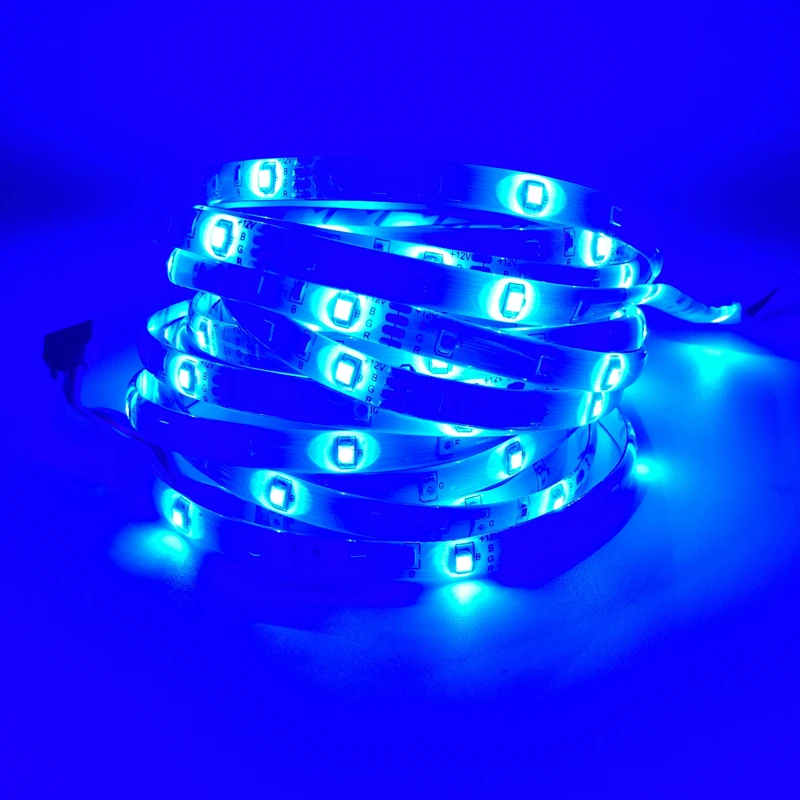 Светодиодная лента RGB 3528 SMD 300 60 светодиодов/м 24 ключа ИК контроллер адаптер