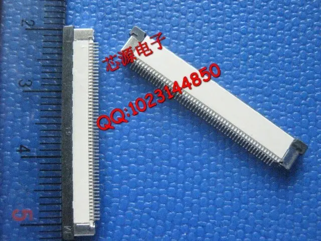 

54pin 0.5mm pitch SMT connect top FFC/FPC connector LCD screen interface. ROHS