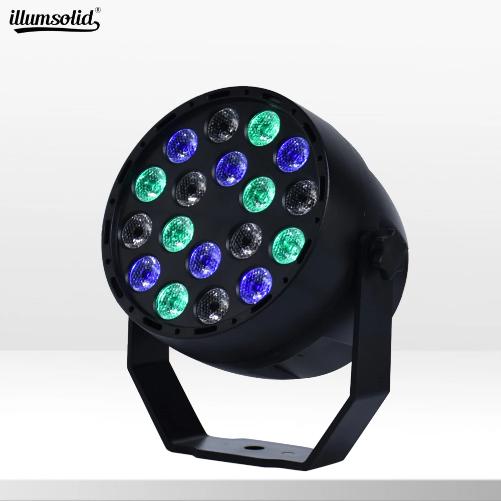 

LED 18x3W Par RGB Color Lighting Strobe DMX For Atmosphere Disco DJ