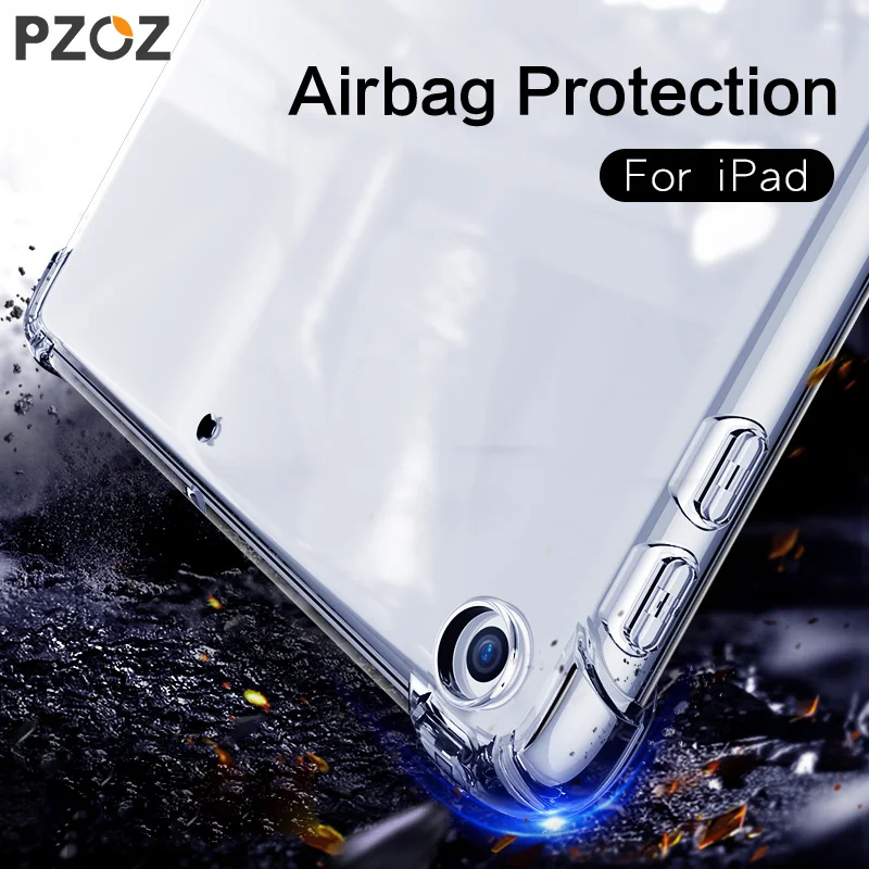 PZOZ для нового iPad Pro 12 9 11 чехол 2017 2018 ipad 7 Air mini 1 2 3 4 5 Силиконовый противоударный
