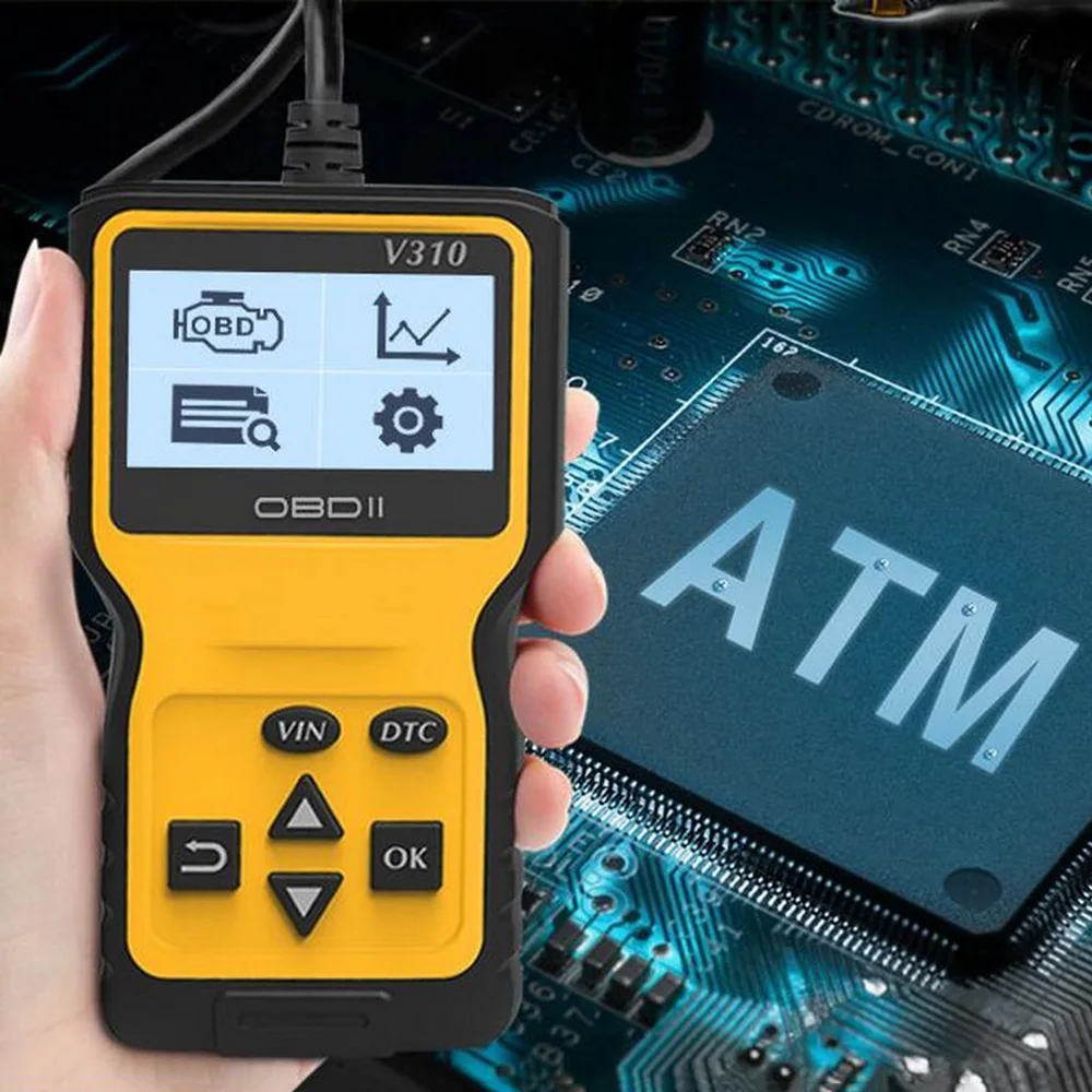 Car Obd 2 Szkenner Motor Kódolvasó Hibás Detectorfault Code Reader