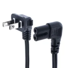Рисунок 8 C7 US 2PIN сетевой кабель питания 6 футов правый светодиодный 90 градусов для samsung Philips sony светодиодный ТВ