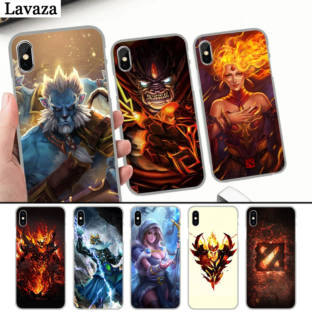 

Lavaza Game dota 2 logo Hard Case for iPhone 4 4S 5 5S 5C 6 6S 7 8 Plus X XS MAX XR