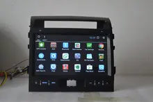10.1 дюймов 1024×600 Quad Core Android 6.0 для Toyota Land Cruiser, автомобиль deckless gps-навигация, 3G, BT, wi-Fi, английский, черный
