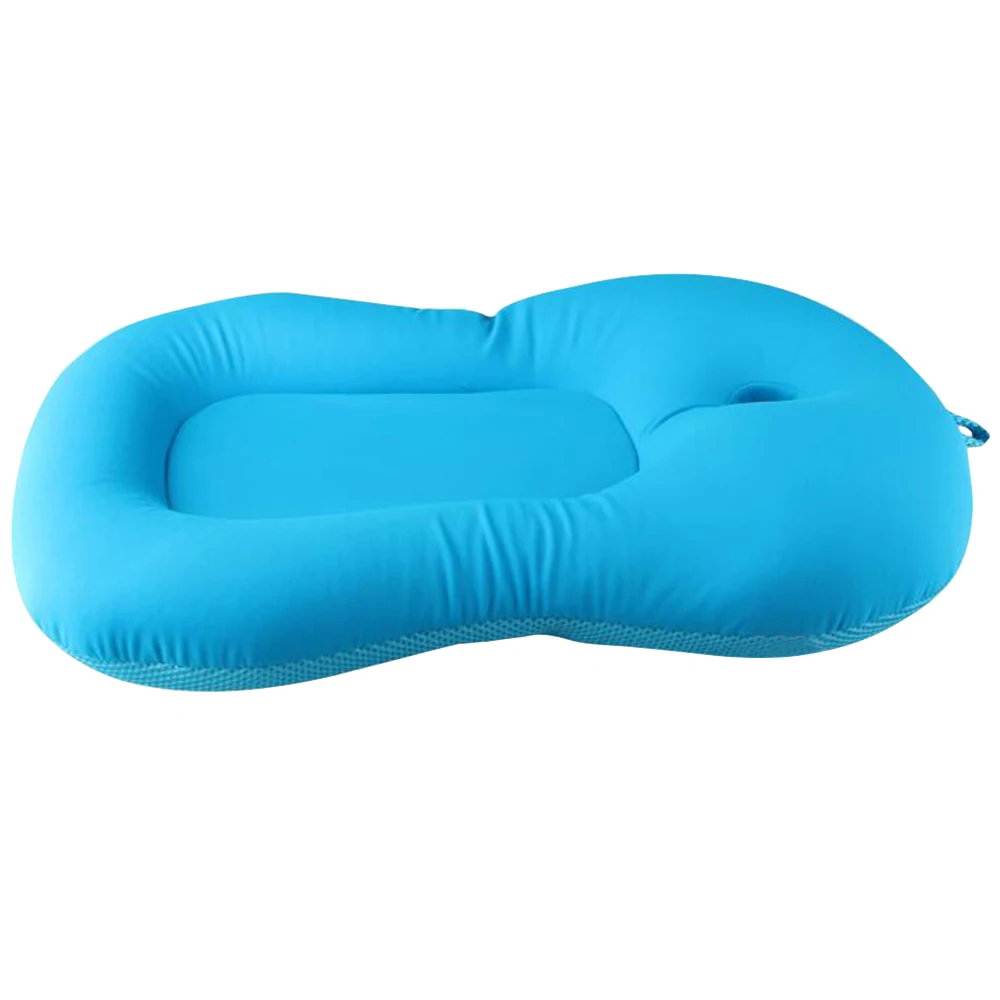 Assento de Apoio Esteira de Banho Esteira de Banho para Banheira Recém-nascido Infantil Banho Flutuante Antiderrapante Bebê Dobrável para Banheira 5 Cheap Banheiras de bebê